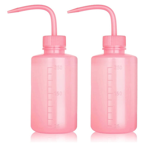 Plastic Squeeze Washing Bottle / 2Pcs 250ml