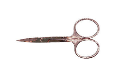 Stainless Steel Curved Blade Little  Eyelash Trimming Scissors